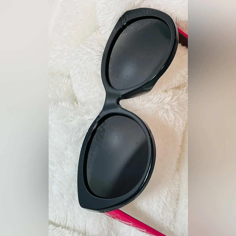 Dior Lady Authentic Hot Pink and Black Women’s Sunglasses - Picture 5 of 9